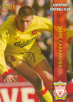 Jamie Carragher Liverpool 1998 Futera Fans' Selection #19